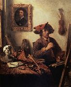 Job Berckheyde The Painter in his Studio oil